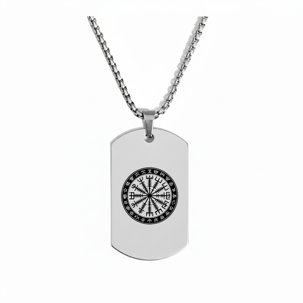Spirituelle Vegvisir-Halskette