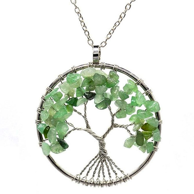 Collier Chakra du Coeur Vert