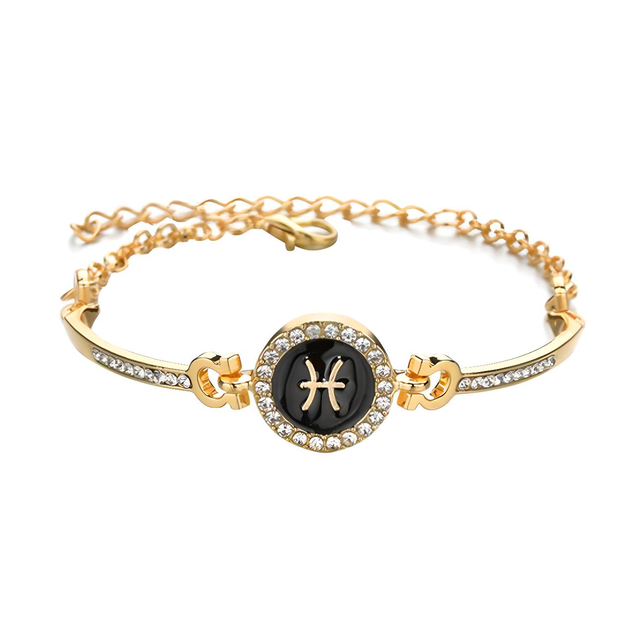 Goldenes Sternzeichen Armband für Damen