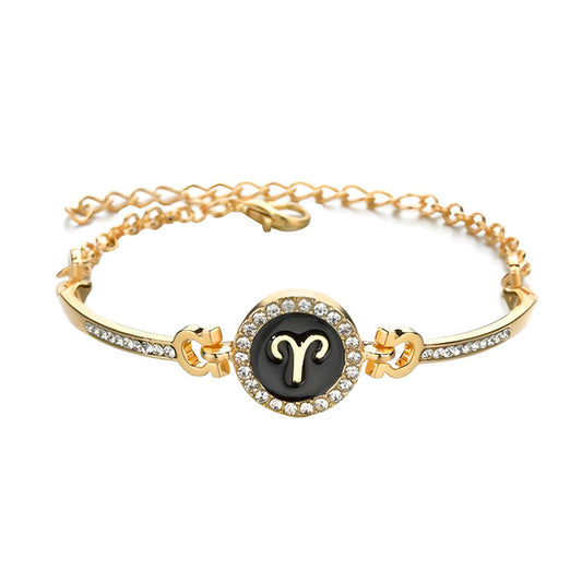 Gold Zodiac Bracelet for Women