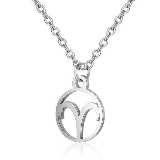 Collier Signe Astrologique Pendentif Rond