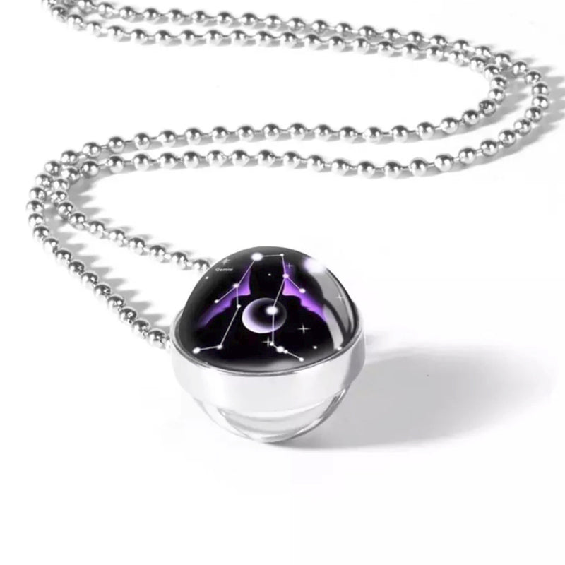 Collar Esfera Constelación Signo Zodiacal