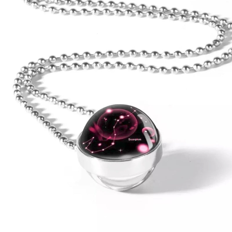 Collar Esfera Constelación Signo Zodiacal