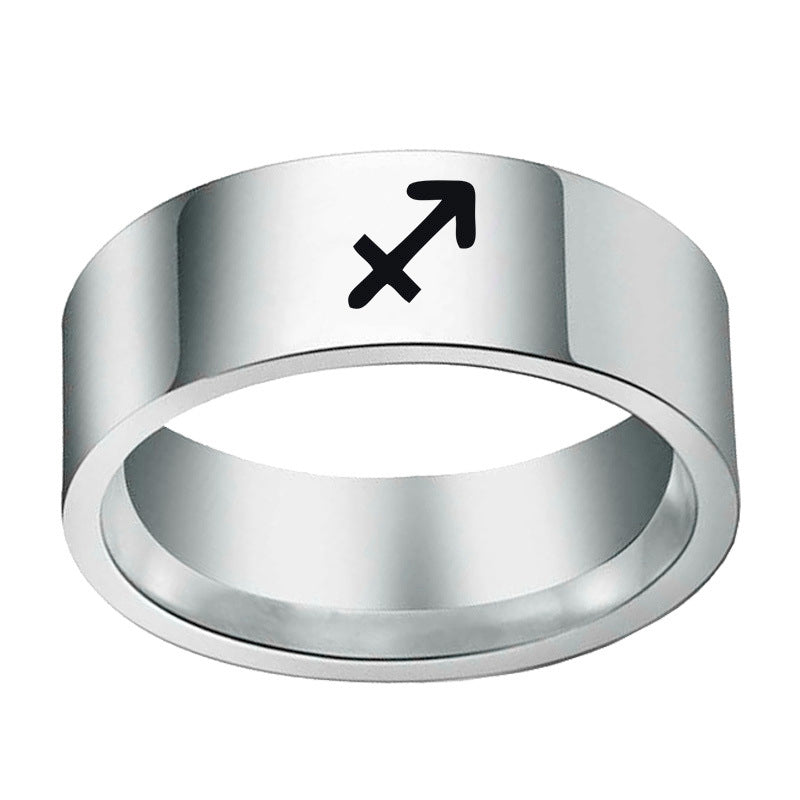 Anneau Signe Astrologique Argent