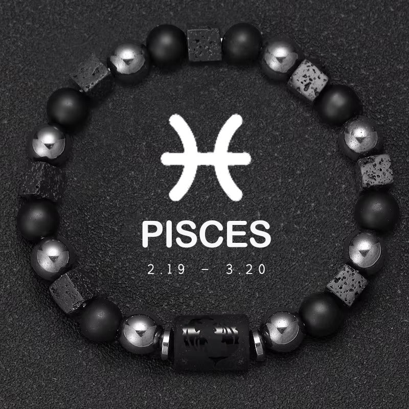 Pulsera Signo Zodiacal con Piedra Natural