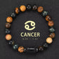 Pulsera Signo Zodiacal con Piedra Natural