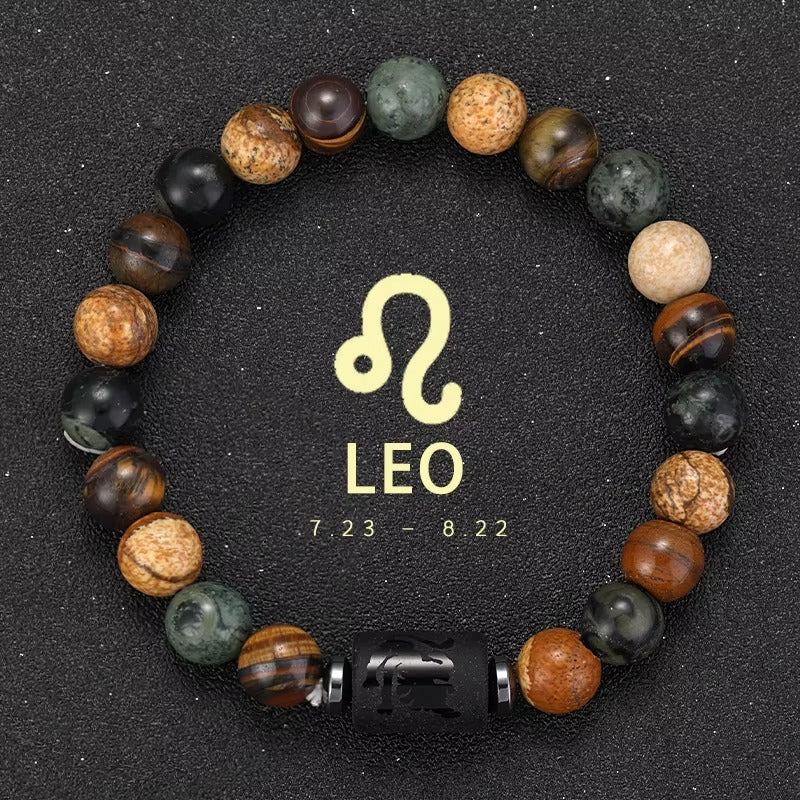 Pulsera Signo Zodiacal con Piedra Natural