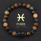 Pulsera Signo Zodiacal con Piedra Natural