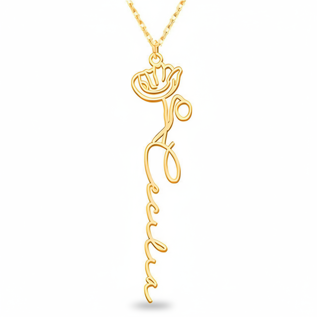 Collar Personalizado Flor de Nacimiento