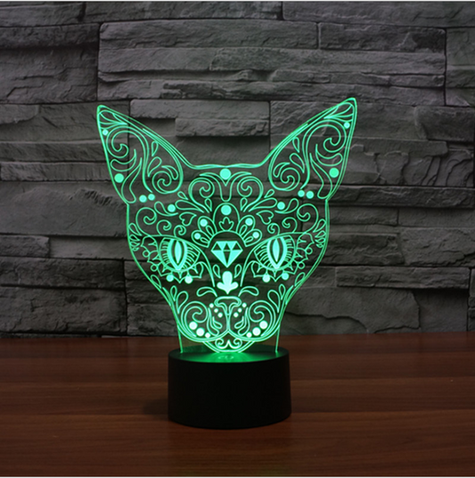 Lámpara 3D Bastet