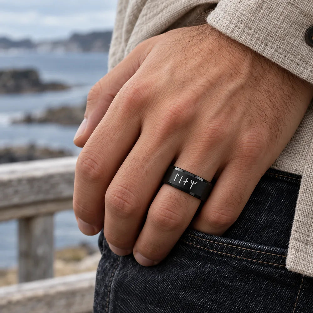 Personalisierter Wikingerrunen-Ring – 2