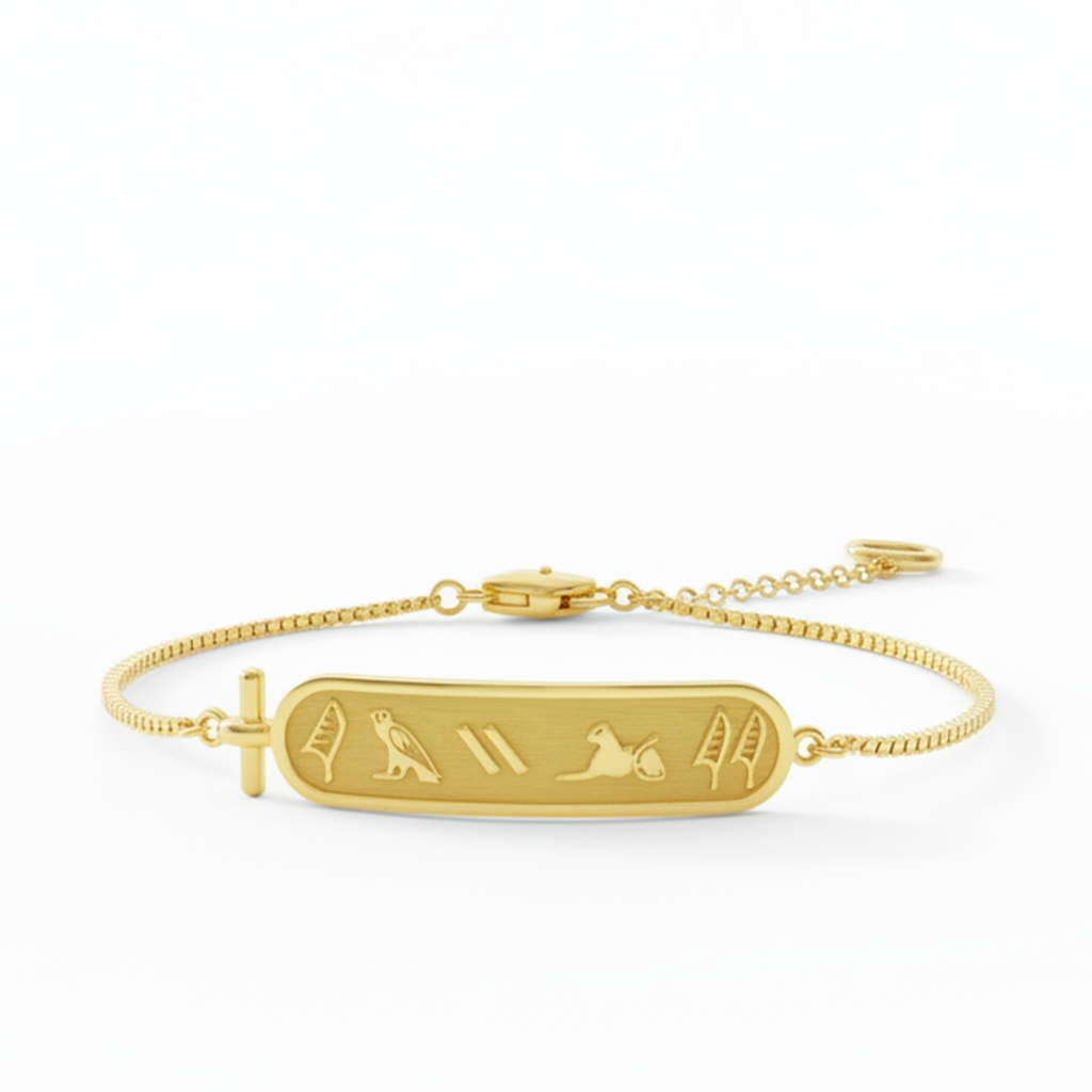 Personalisiertes Armband mit ägyptischen Hieroglyphen
