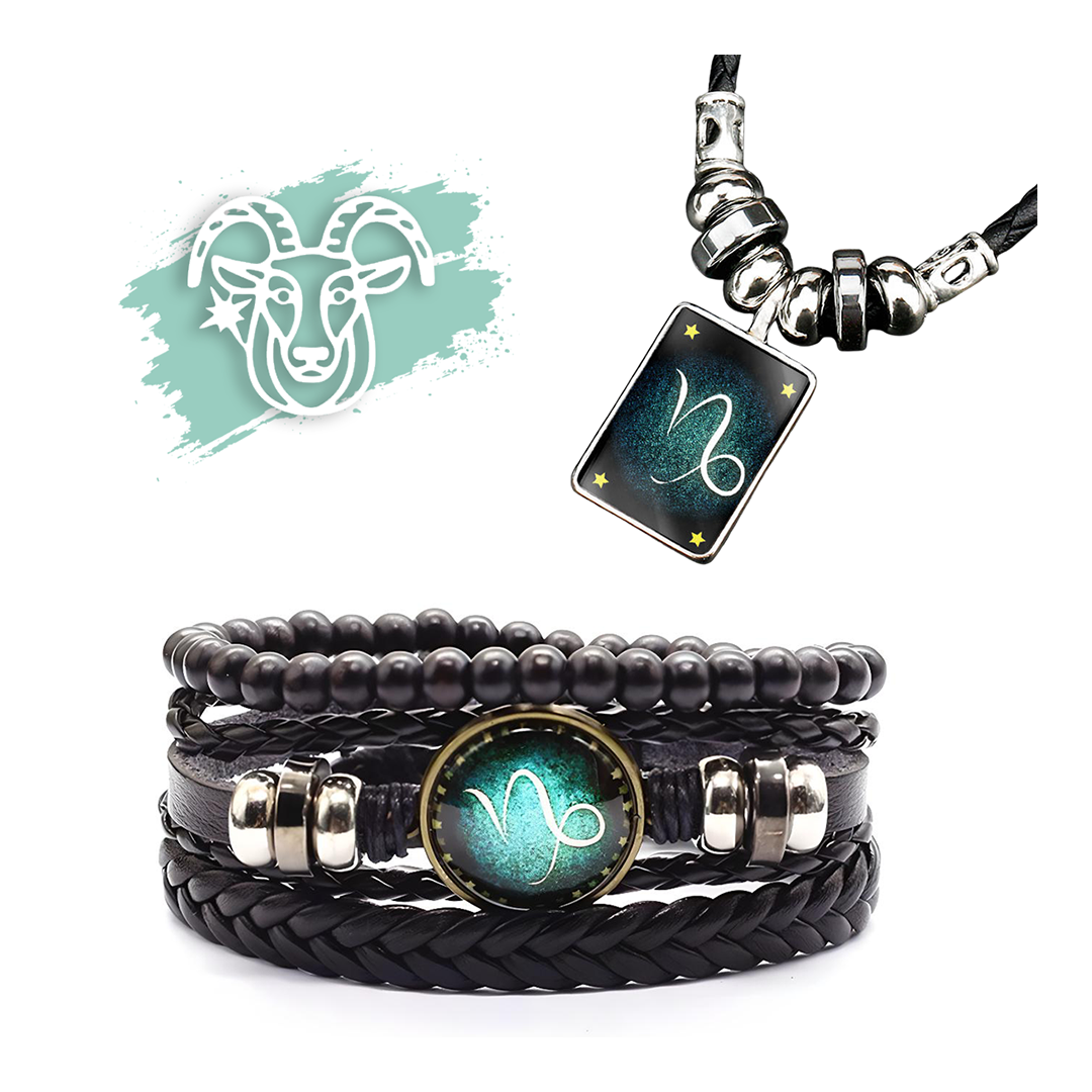 Sternzeichen Armband + Halskette Gratis