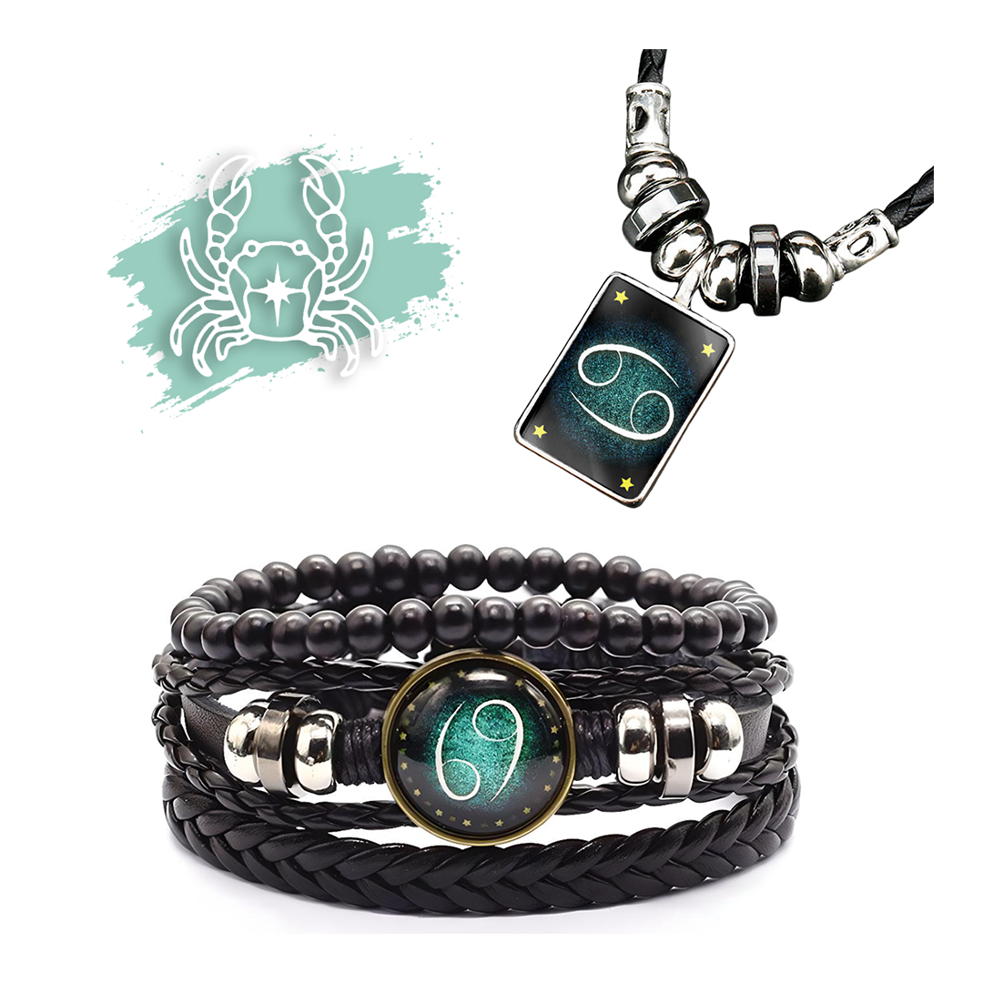 Sternzeichen Armband + Halskette Gratis