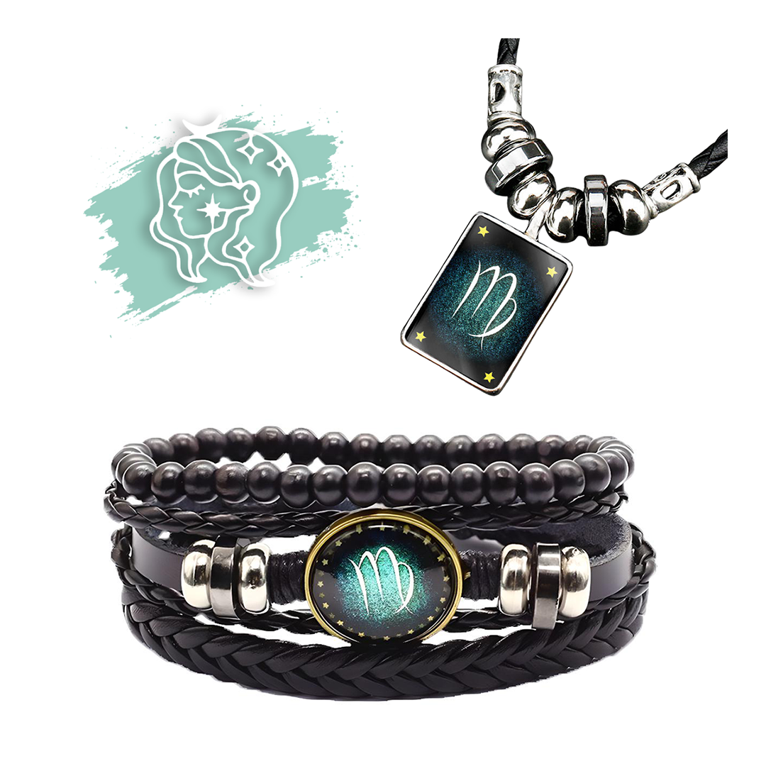 Sternzeichen Armband + Halskette Gratis