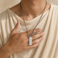 Collier Grec Ancien Gravé Homme