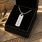 Collier Grec Ancien Gravé Homme