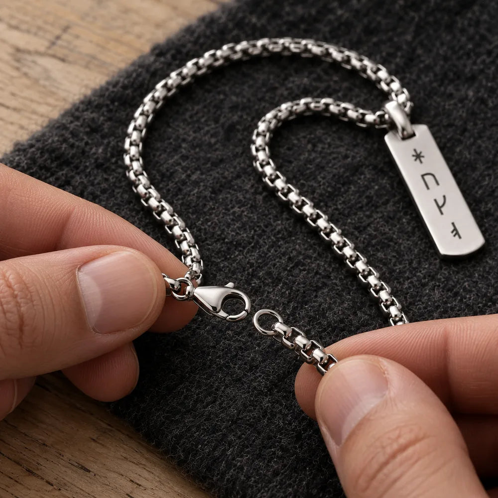 Viking Runes Engraved Necklace for Men – 4