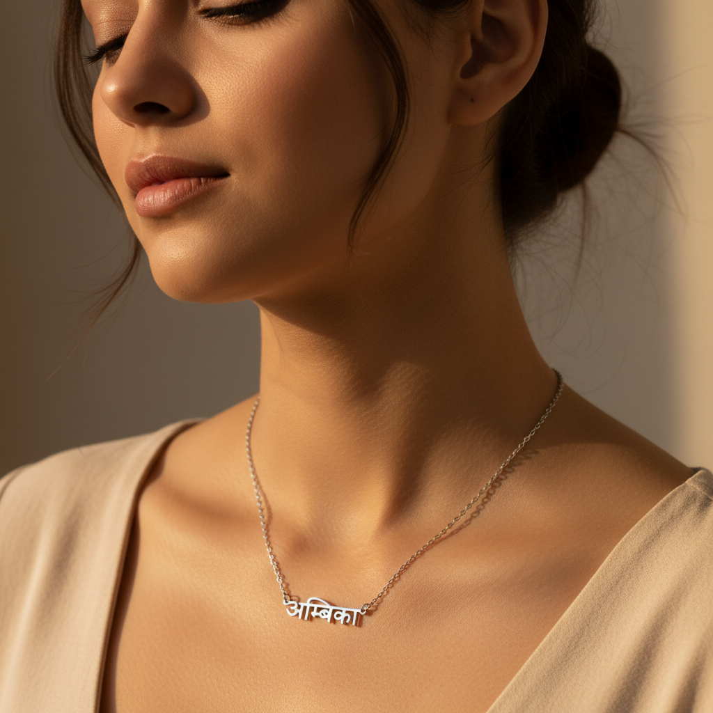 Personalized Sanskrit Necklace