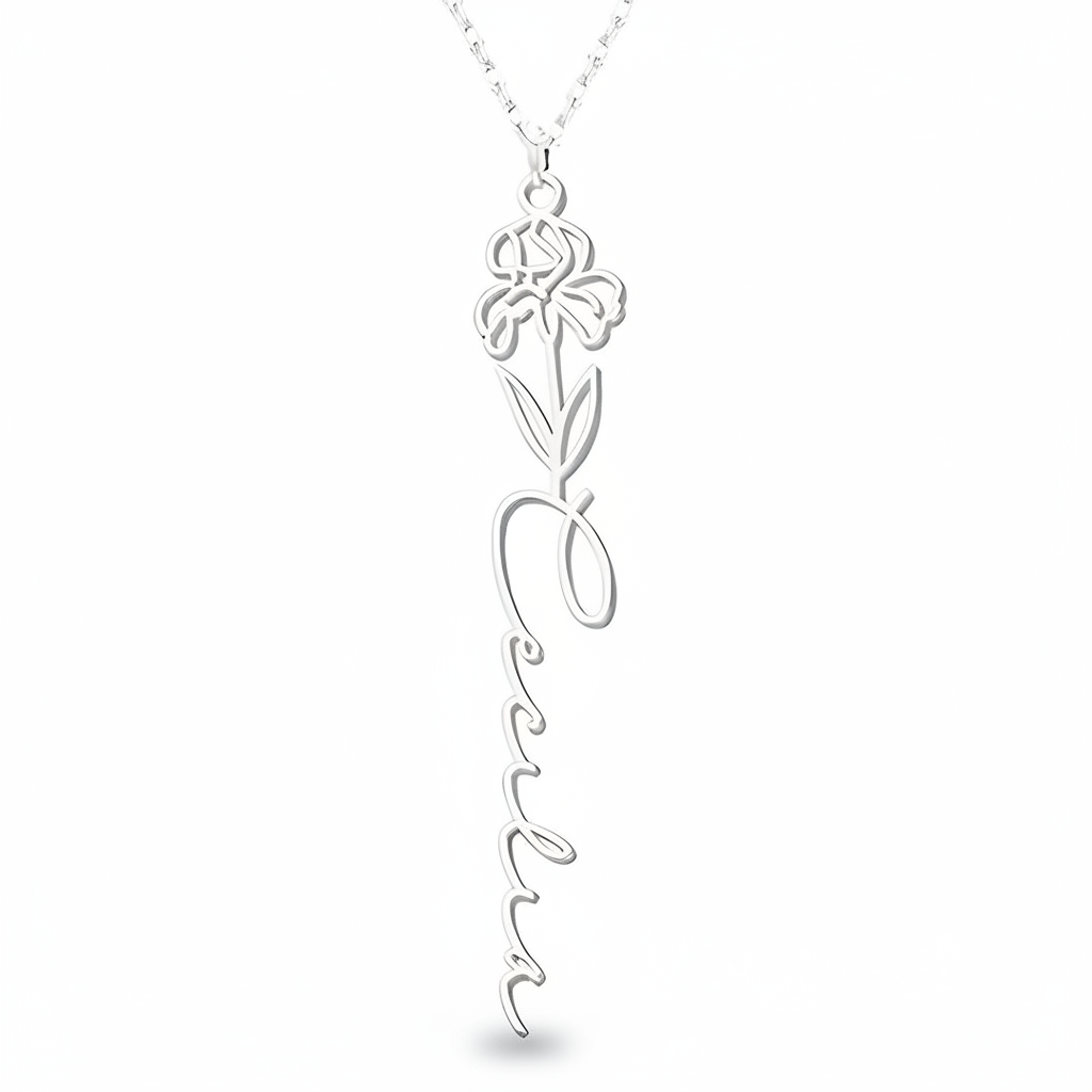 Collar Personalizado Flor de Nacimiento