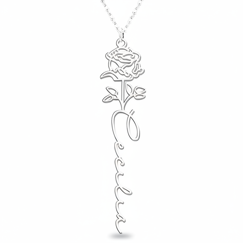 Collar Personalizado Flor de Nacimiento