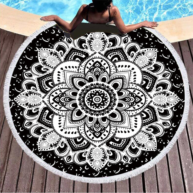 Rundes Strandtuch Shanti