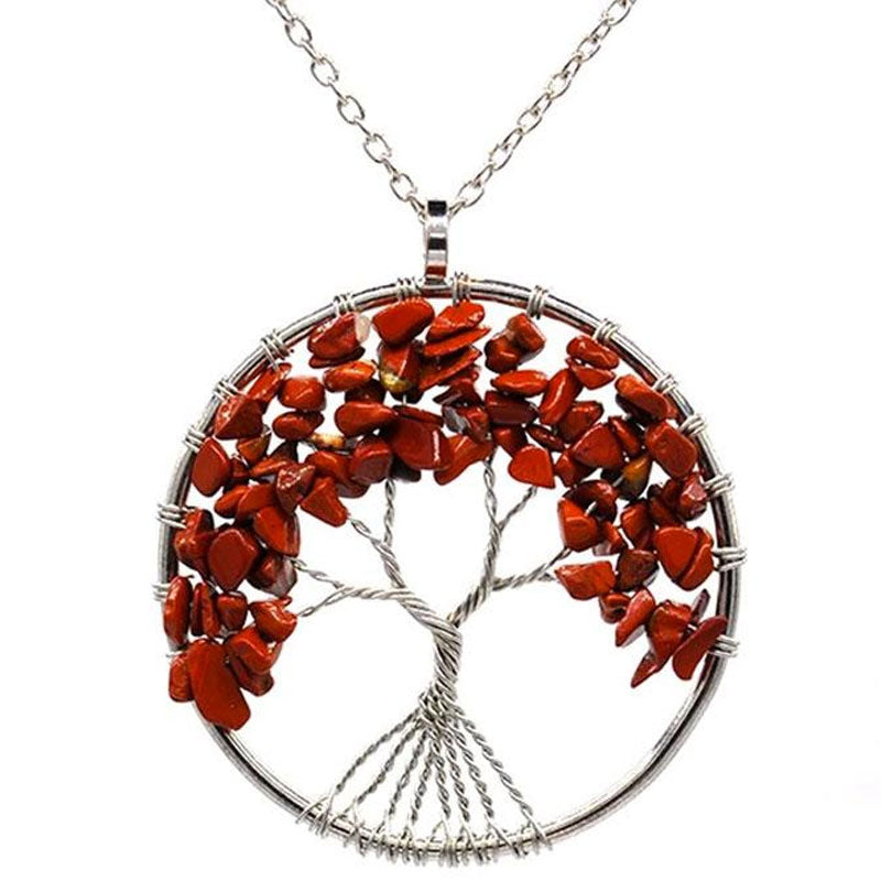 Collier Chakra de Racine Rouge