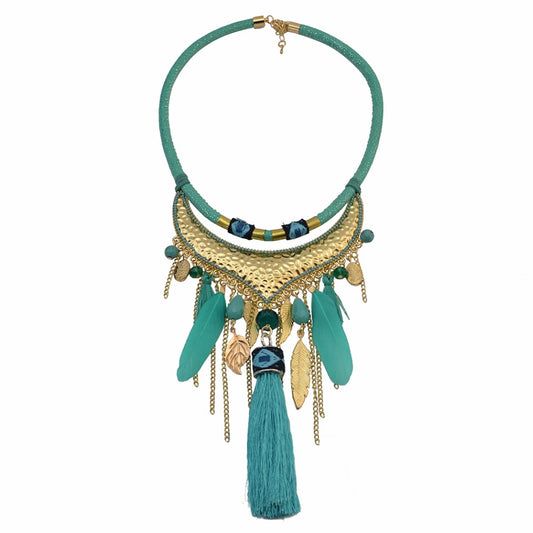 Collier Turquoise Ethnique